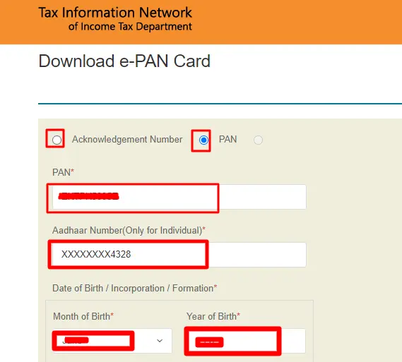 पैन कार्ड डाउनलोड कैसे करें | How to download PAN Card 1 Download e-PAN card